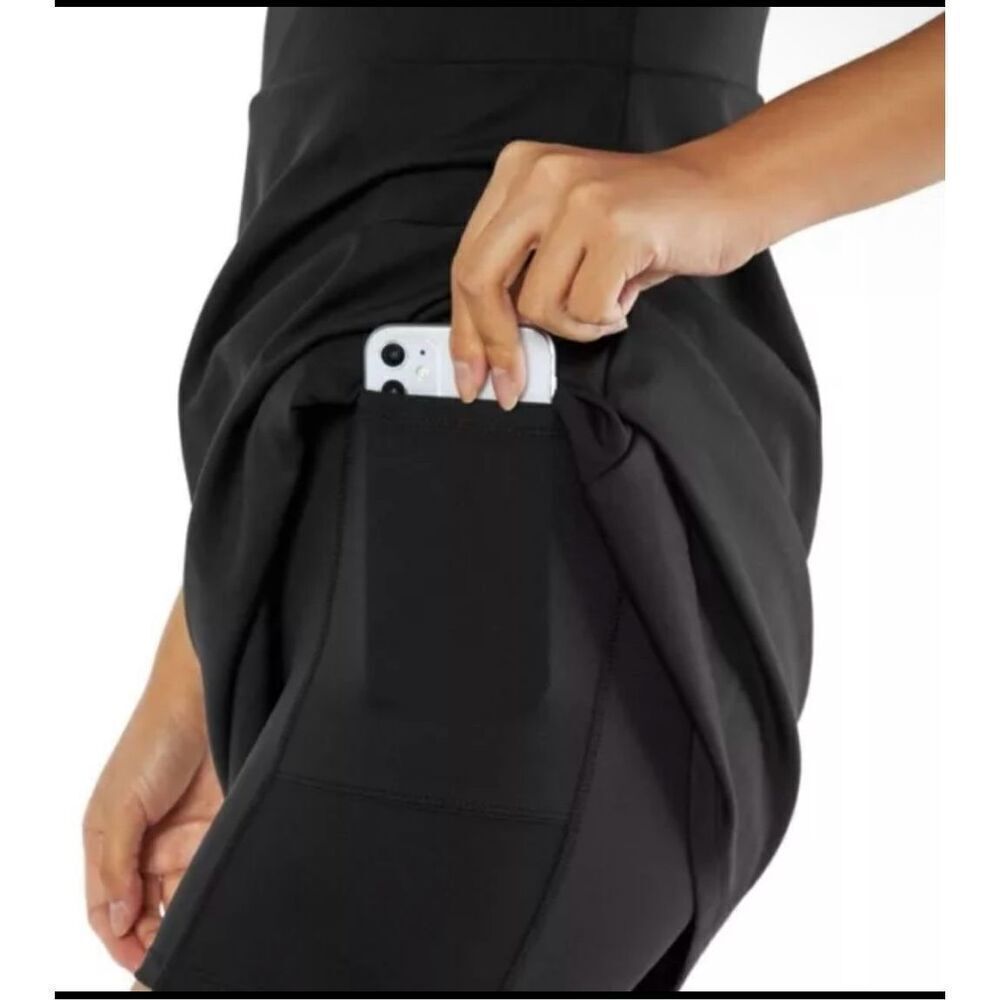 EUC GapFit Active Tank Dress with built-in biker shorts and bra with removable p - Picture 15 of 15